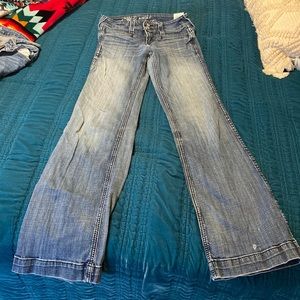 Ariat jeans wide leg dojo jeans